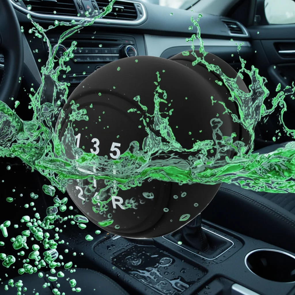 5-Speed Manual Transmission Car Shift Knob Silicone Shift Lever Protective Cover Dustproof Waterproof for Universal Use