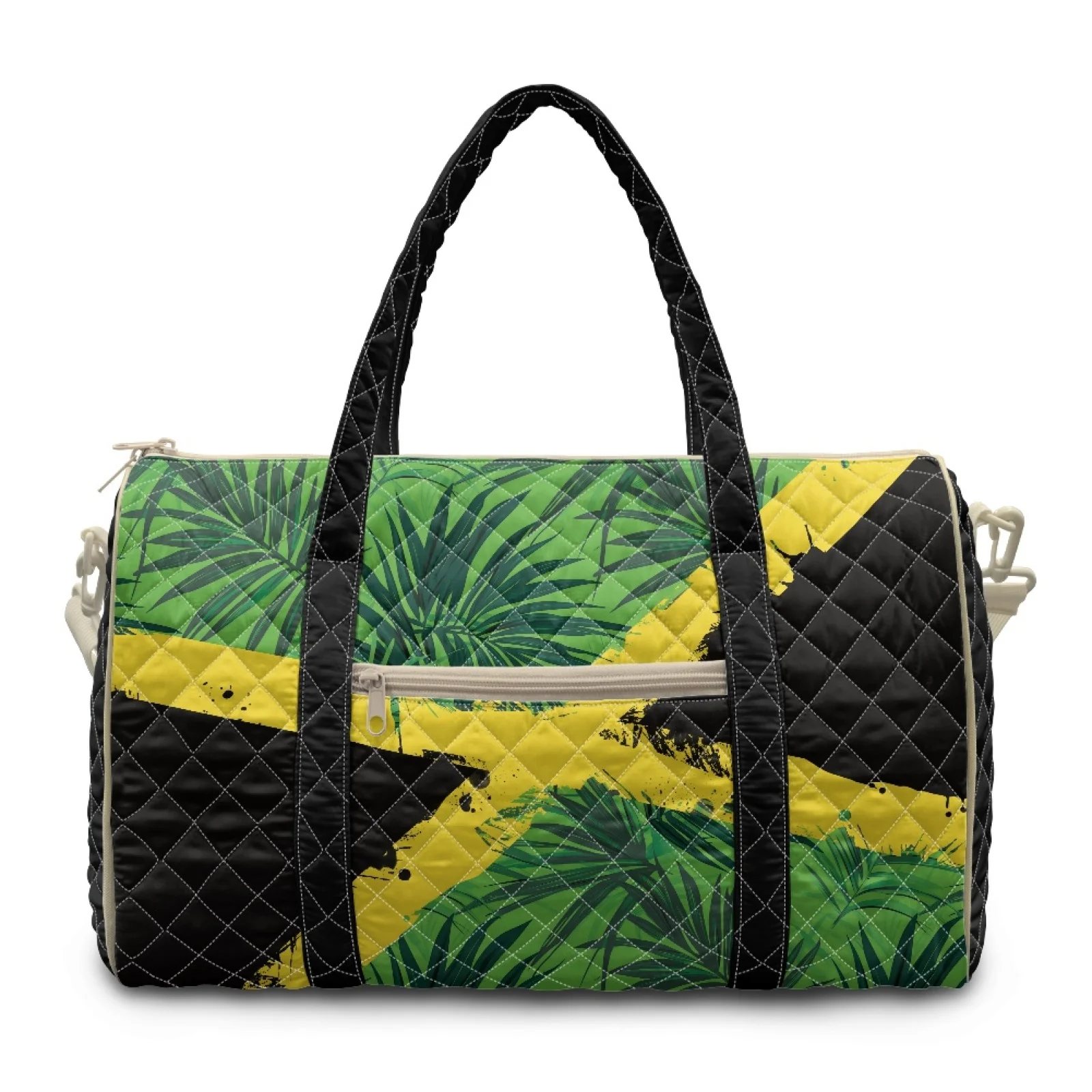 Coloranimal Tropical Leaves New Trend Carry On Luggage Bags Polyester Large Capacity Gym Bag for Women