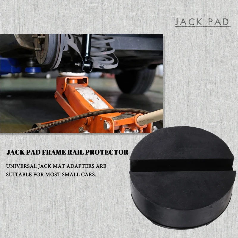 Bantalan cakram karet mobil, alat adaptor pelindung Jack Jack kendaraan mobil, rel lantai, pelindung Jack