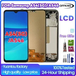 For Samsung Galaxy A54(5G)/A546  SM-A546B Touch Screen Digitizer For SamsungSM-A546B/DSFramed LCD 6.4 inches