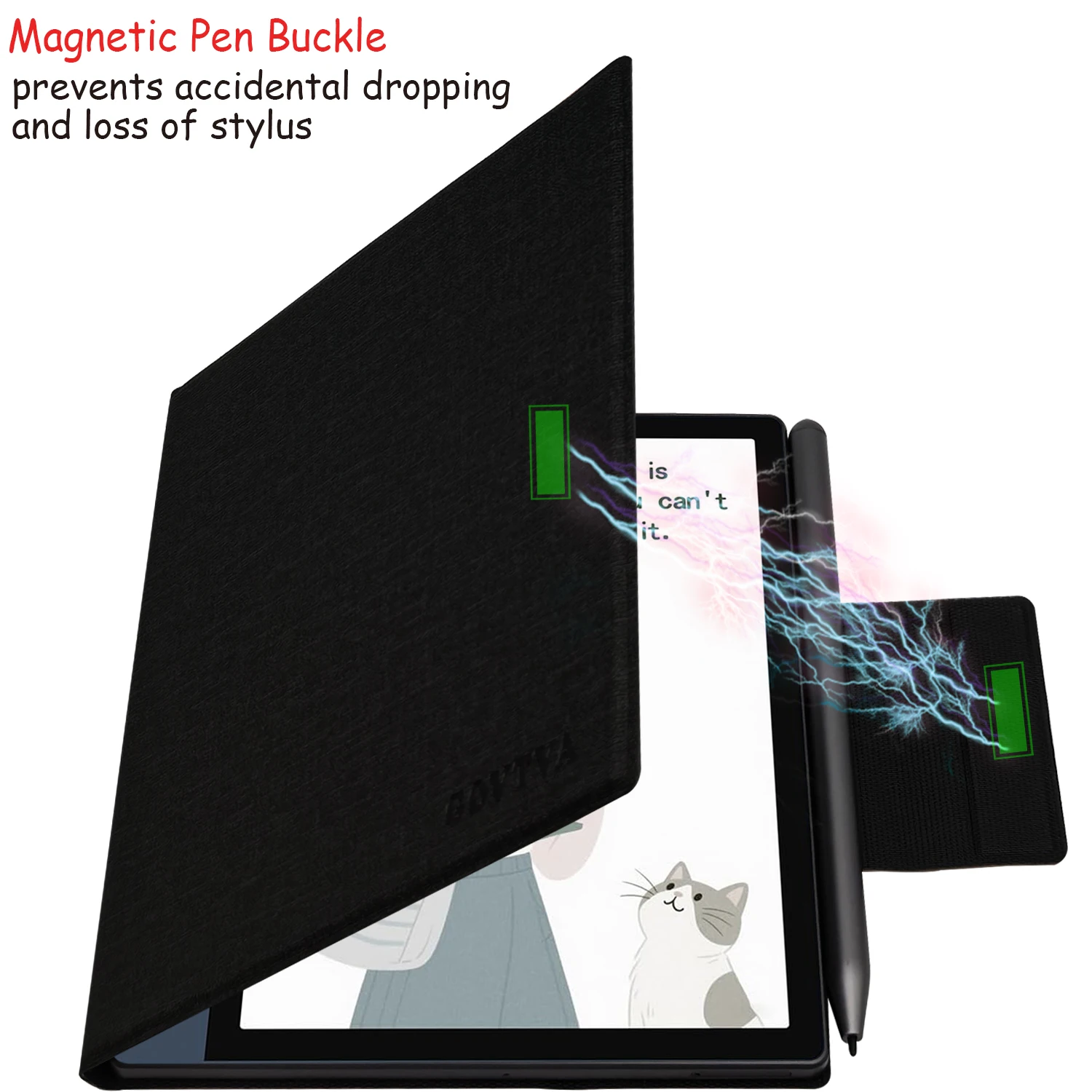 Magnetic Case for Bigme B7 Pro Color/Bigme B7 Color / B7 Pro Ultra-Thin Stand Cover with Magnetic Pen Buckle Auto Sleep Wake