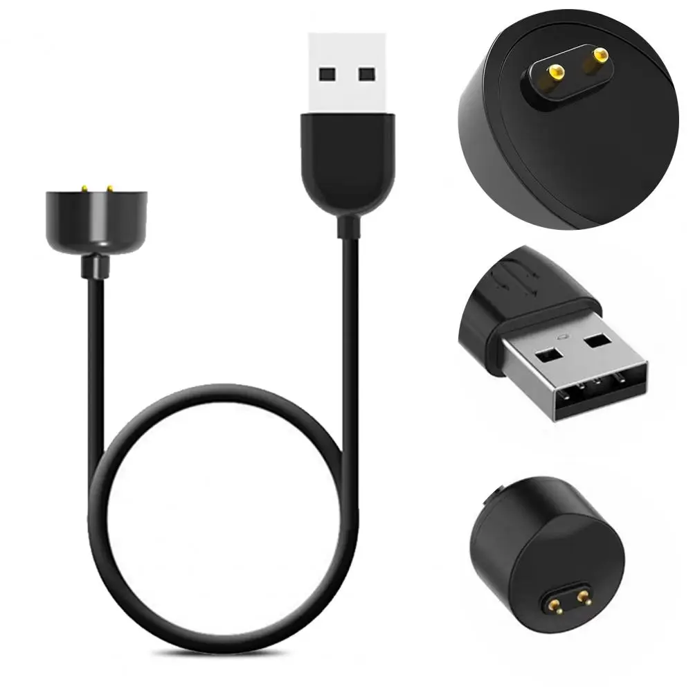 Ladekabel effektiv stabile Übertragungs ladeleitung tpe magnetisch biegbare USB-Ladele itung für mi smart band 5/6