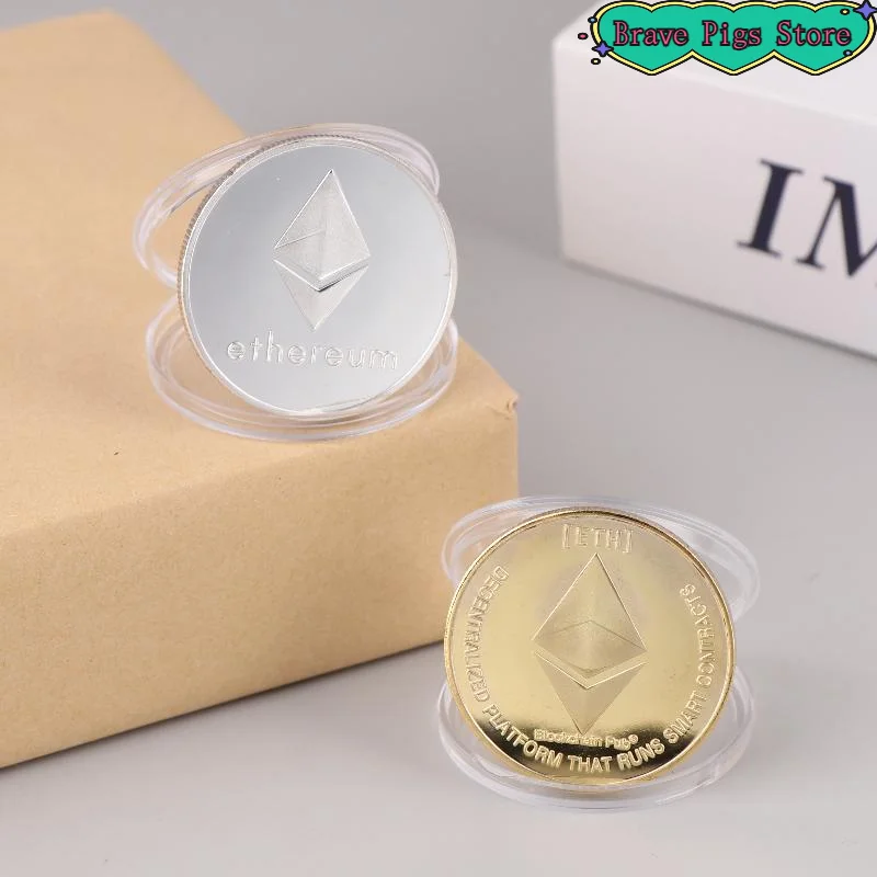 2Pcs Ethereum Coin … - image