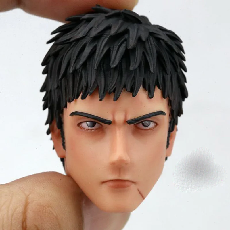 

1/6 Scale Hisashi Mitsui Head Sculpt SHOHOKU Basketball Team Male Soldier Head Model Toy