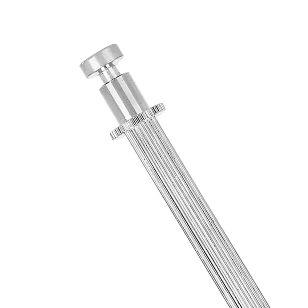 Durable Stainless Steel Jewelry Pick Up Tool Silver Length 11cm Prong Tweezers Catcher Gem Holder Grabber For Small Screws