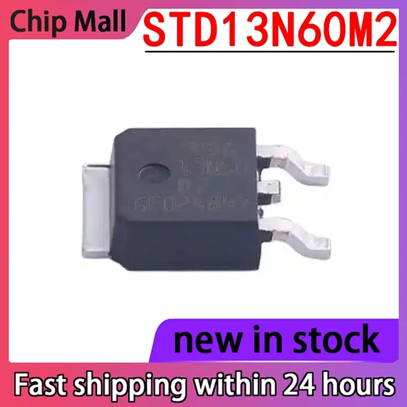 2PCS Brand New STD13N60M2 TO-252 MOS Field-effect Transistor N-channel 600V 11A Stock