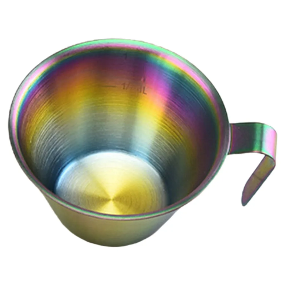 

304 Stainless Steel Espresso Cup Coffee Measurement Cup Extraction Scale Design Household Use Baking Measuring Container