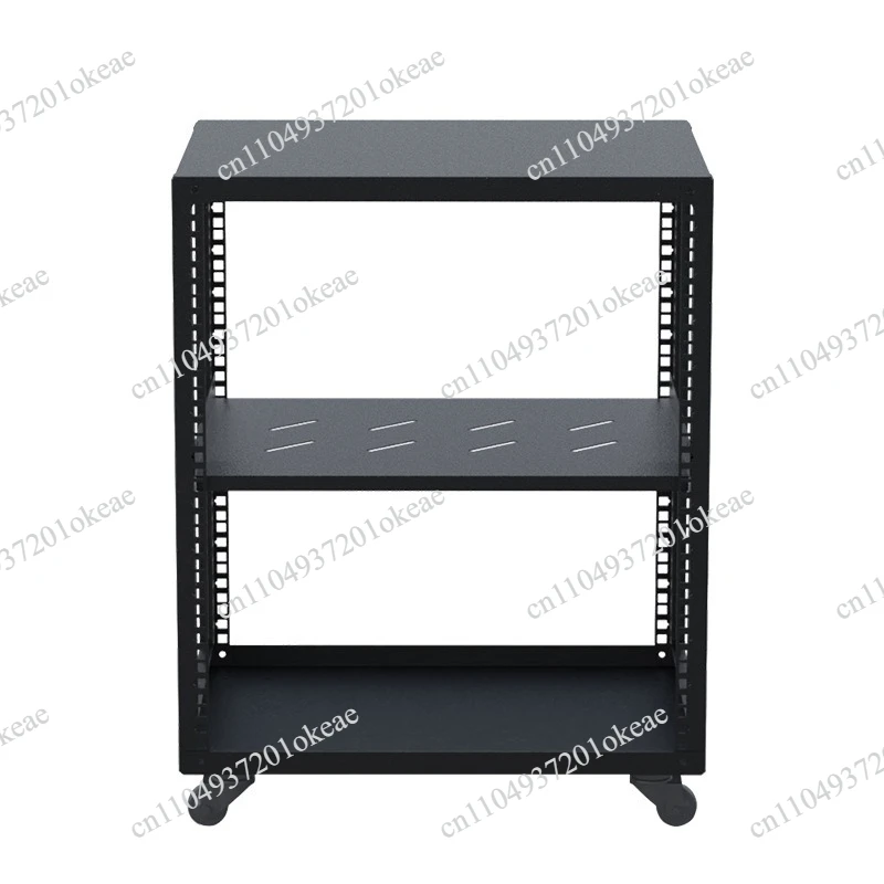 Simple Open Network  Adjust With 4 Wheels For Server/Shielded Cabinet Mobile Audio Amplifier Rack Shelf
