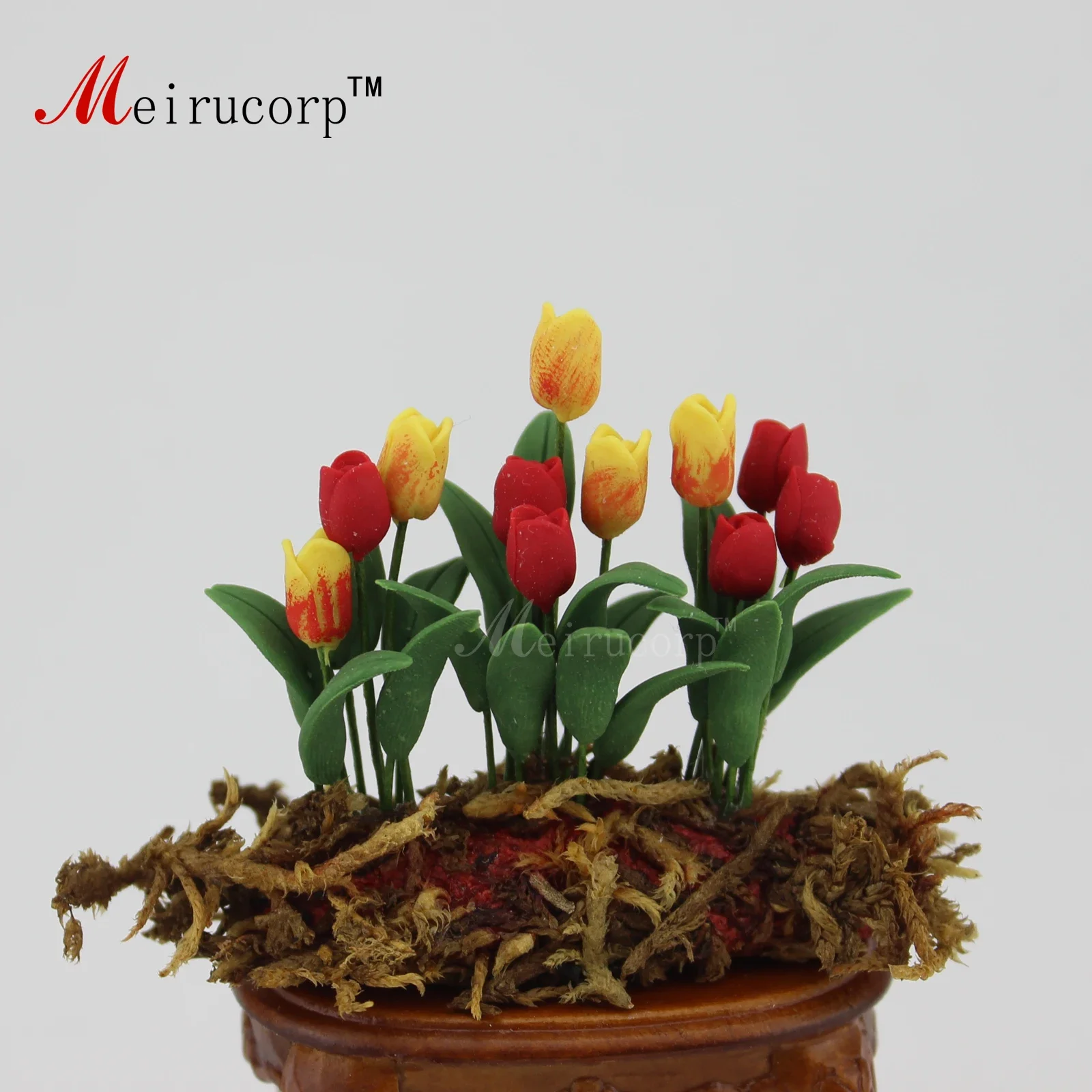 Details about   Dollhouse 1:12 Scale miniatures Model garden plant Tulips 09913