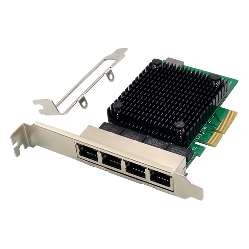 PCIE X4 2.5G Gigabit Network Card RTL8125B 4 Port Ethernet Network Card Desktop Server Network Card