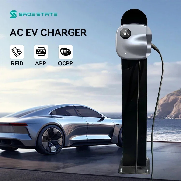 7KW DC EV Fast Charging Pile New Condition Automatic Electric Vehicle Charger With CCS Interface Standard