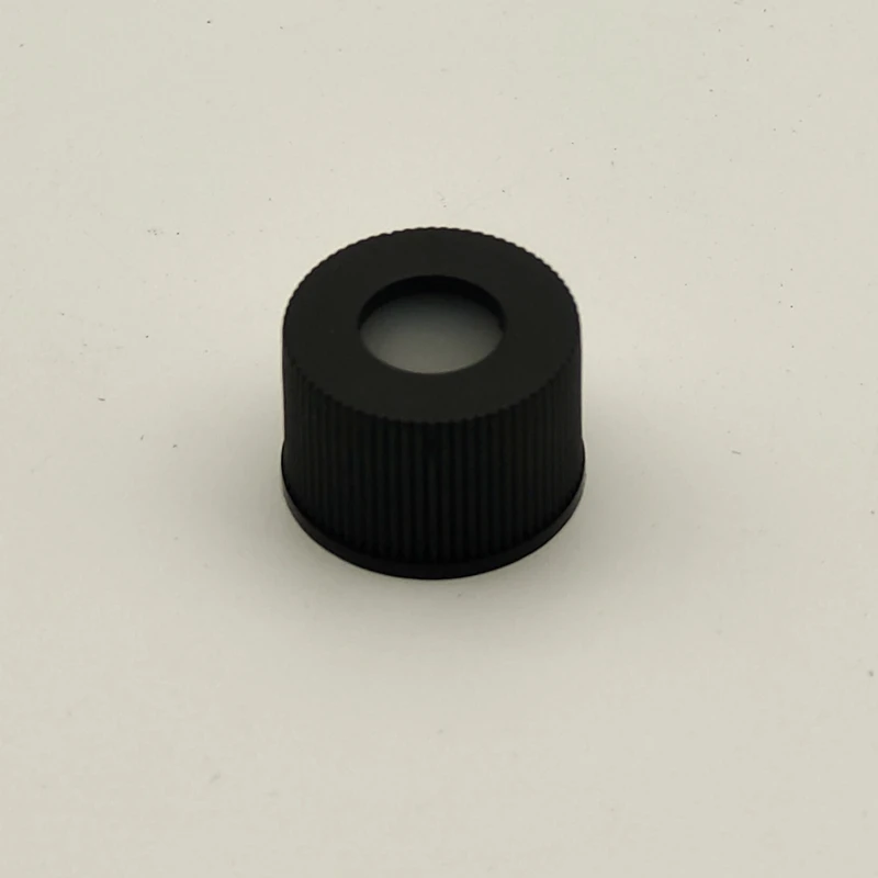 Headspace bottle cap +PTFE silicone composite gasket Diameter 15mm/25mm threaded test tube opening cap Anaerobic tube cap 100pcs