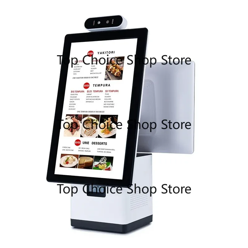 Dual Touch Screen POS All-in-One, Andr-oid/Win/Linux Google Play, Rotatable Customer Display ODM