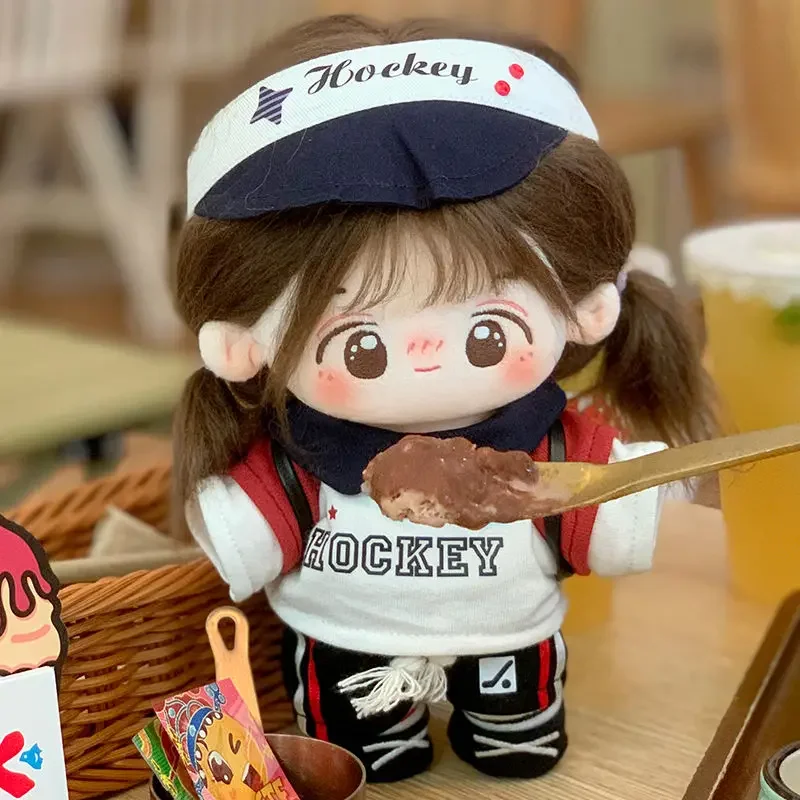 20cm baby clothes casual sports American baseball suit set, dollcotton doll clothes