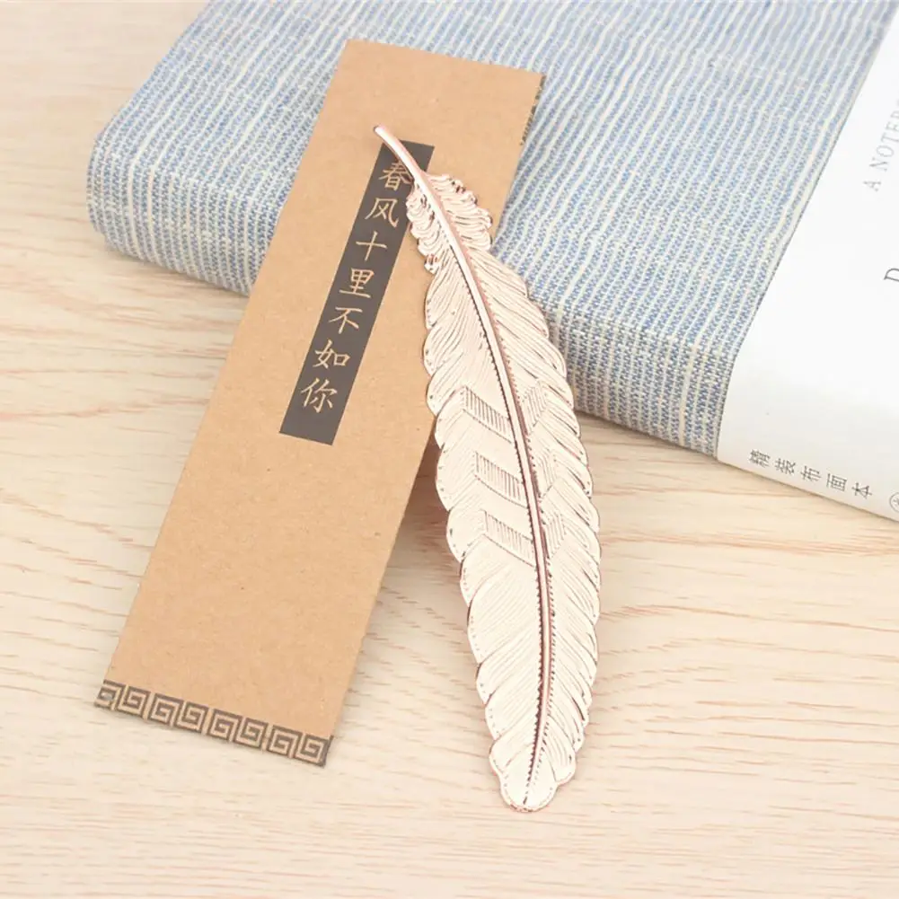 Металлическая гальванизированная Закладка-листья в форме птицы в китайском стиле