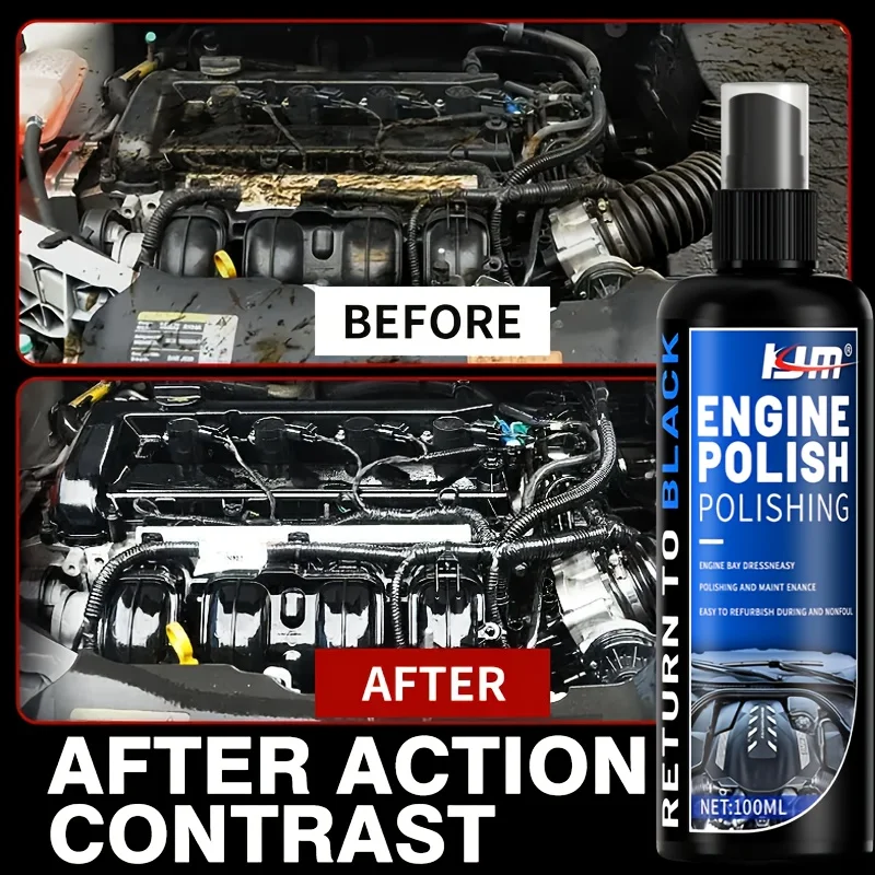 General-purpose multi-purpose polishing agent -Suitable for automotive engines,interiors,tires,etc.for brightening and polishing