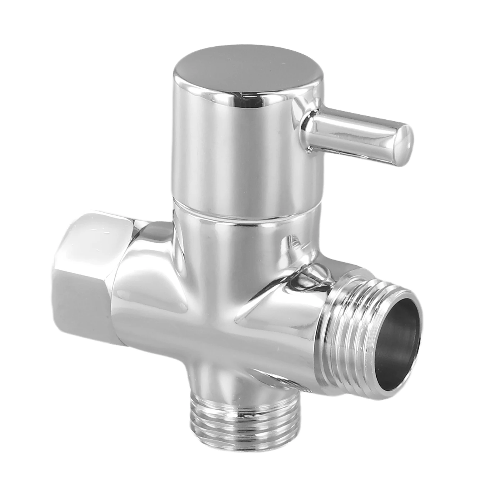 Accessory Equipment Supply Diverter Valve Replacement Rotating joint Shower Head T-Adapter Chrome Plated Brass