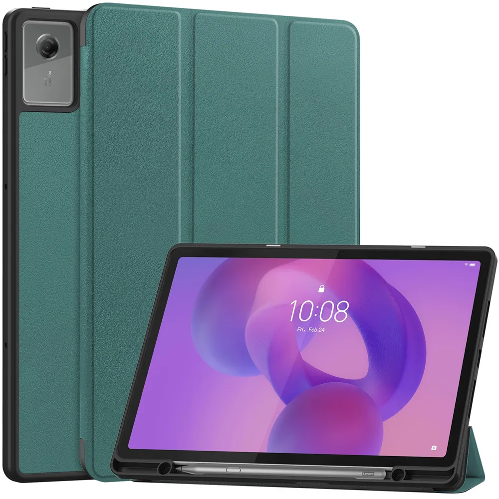 Per Lenovo Idea Tab Plus 12.1 2025 Custodia per tablet con portapenne Supporto in PU Smart Funde Lenovo Xiaoxin Pad 12.1 "TB365FC Cover