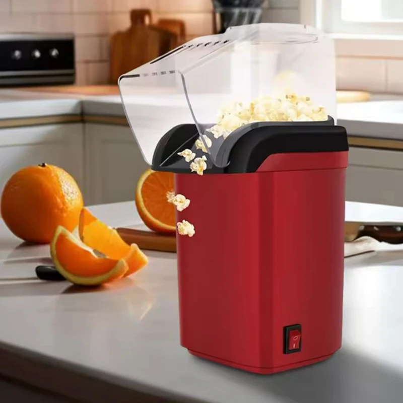 ماكينة صنع الفشار الأوتوماتيكية بالكامل، ماكينة صنع الفشار الصغيرة الكهربائية، ماكينة أجهزة المطبخ المنزلية ذات معدل عالٍ