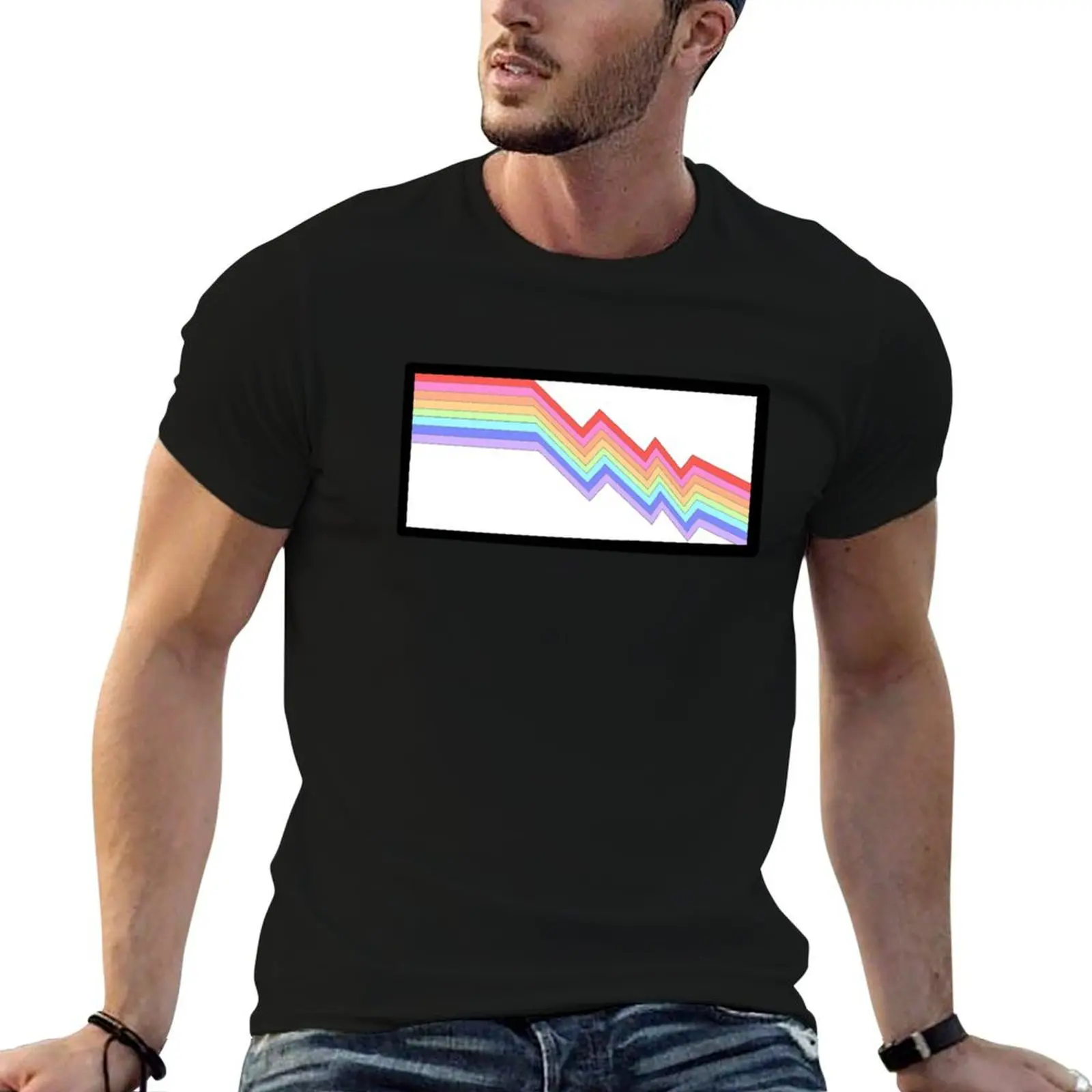 Camiseta Zip Zap masculina de algodão, camisetas engraçadas para homens, camisetas estampadas para homens
