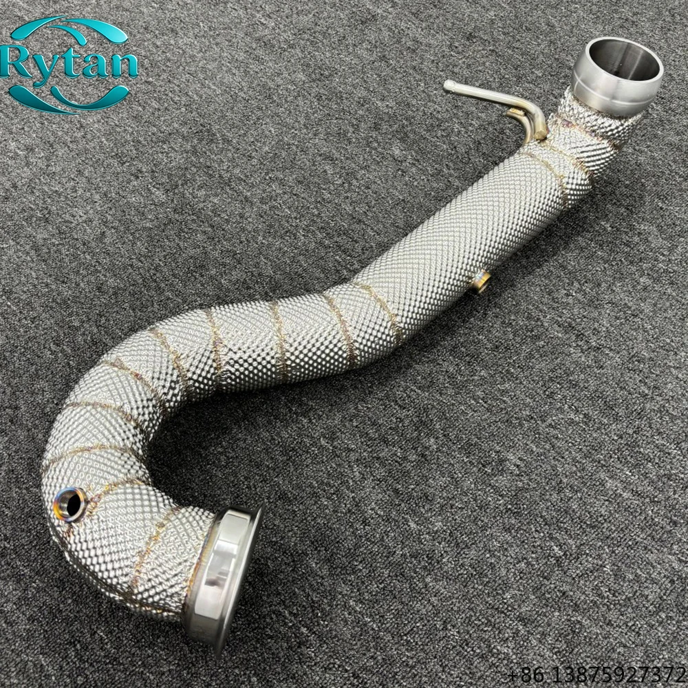 

Выхлопная система Rytan из нержавеющей стали 304 с прямыми трубами Valvetronic и даунпайпом для A45 W176