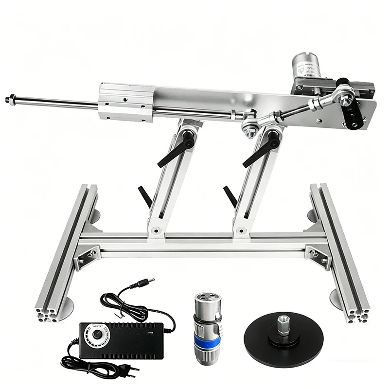 DC 24V Teleskopischer Linearantrieb mit Getriebemotor, 6-20cm Hub, Reziproker Linearmotor, 230 U/min, Einstellbare Geschwindigkeit