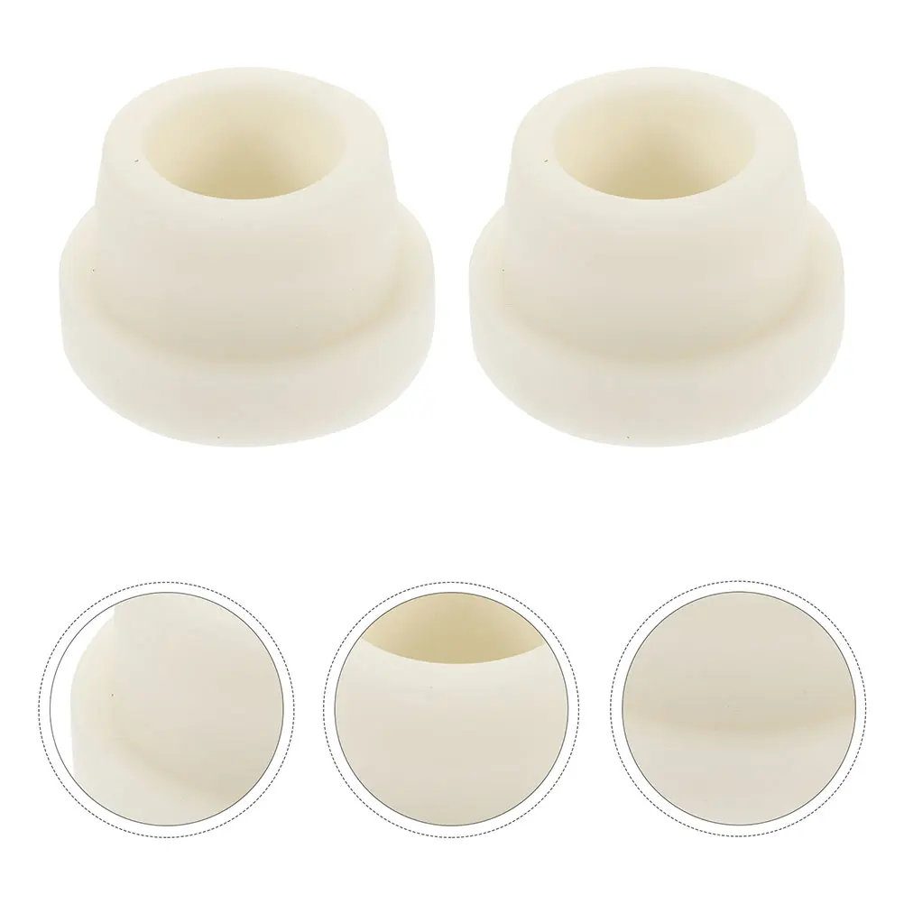 

2Pcs Rubber Pool Ladder Bumpers Anti-Slip Step Protectors Easy Install Guards for Inground Pool Stairs Ladder Cover Caps