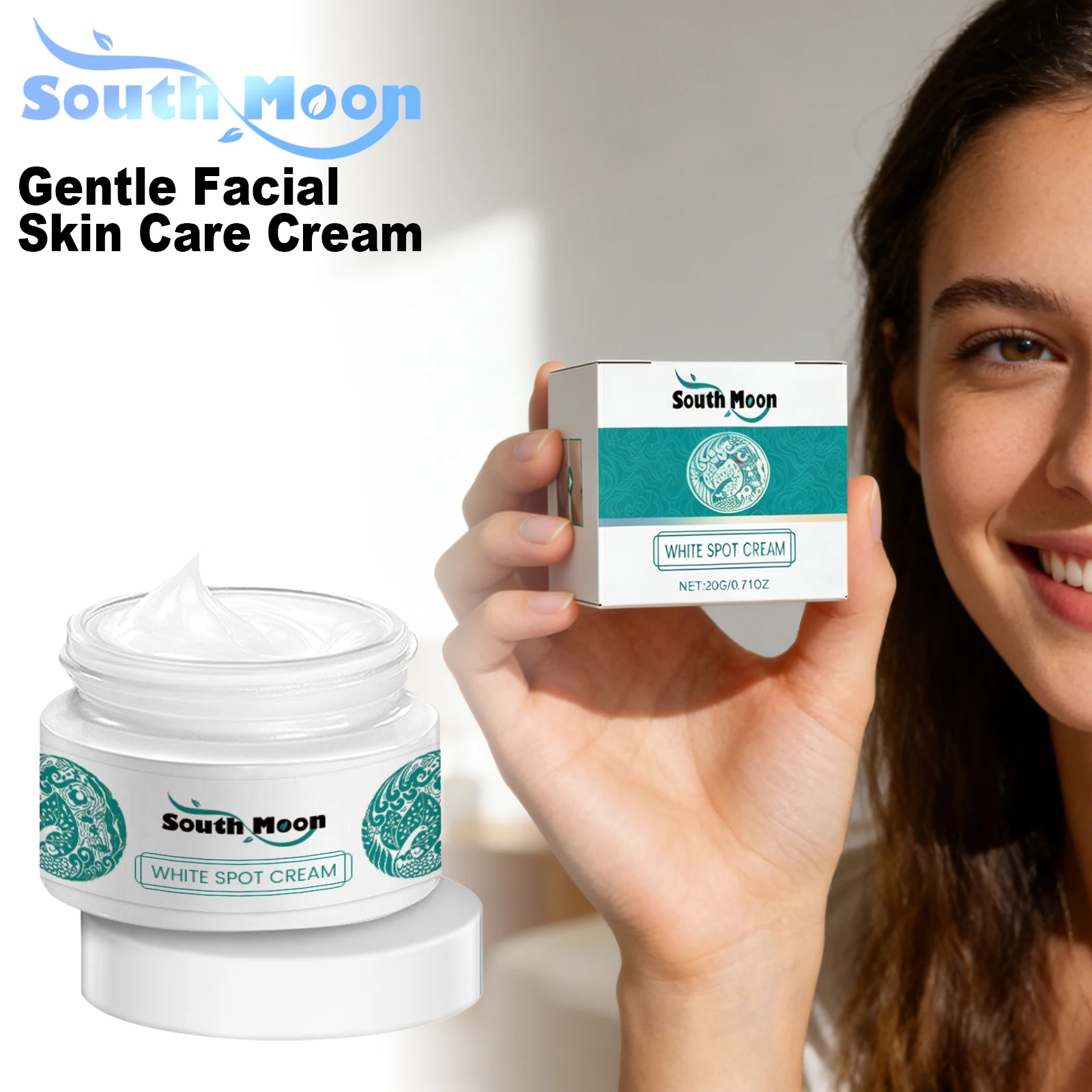 

South Moon Facial Cream Whitening Dark Spot Anti Pigmentation Repair Facial Rough Improve Fine Lines Nourishing Face Care Creams