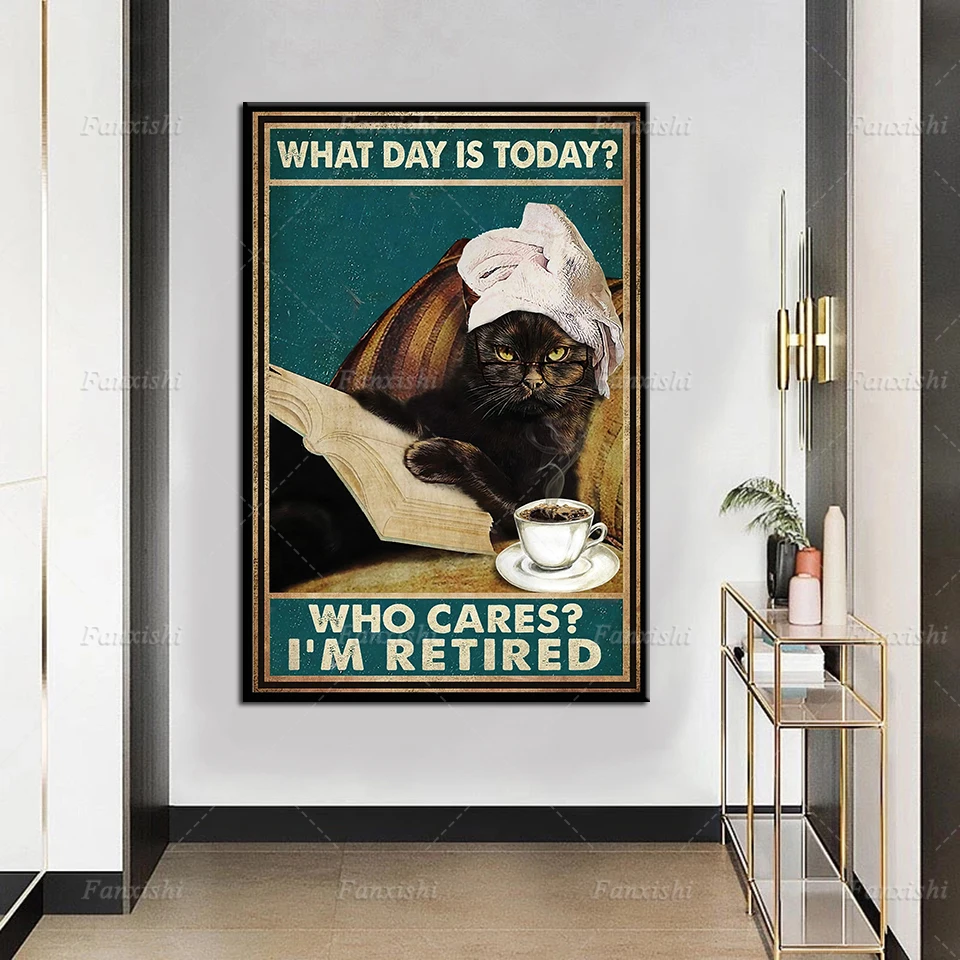 

What Day Is Today Who’S Care I’M Tired Dachshund Poster, Dog Poster, Dachshund Lover, Home Wall Decor Vintage Canvas Painting