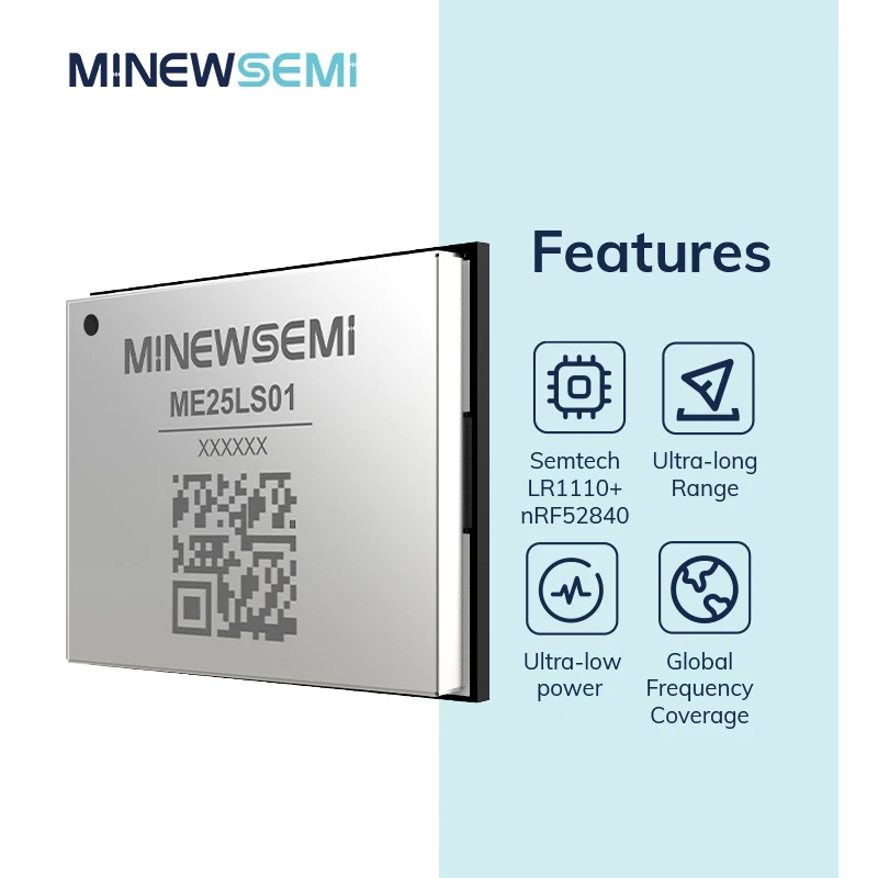 LoRa Module + LR1110 modul Wi-Fi Scan USB daya rendah BLE 5.3 jarak jauh 5KM Lorawan Gps posisi ME25LS01 modul kombo