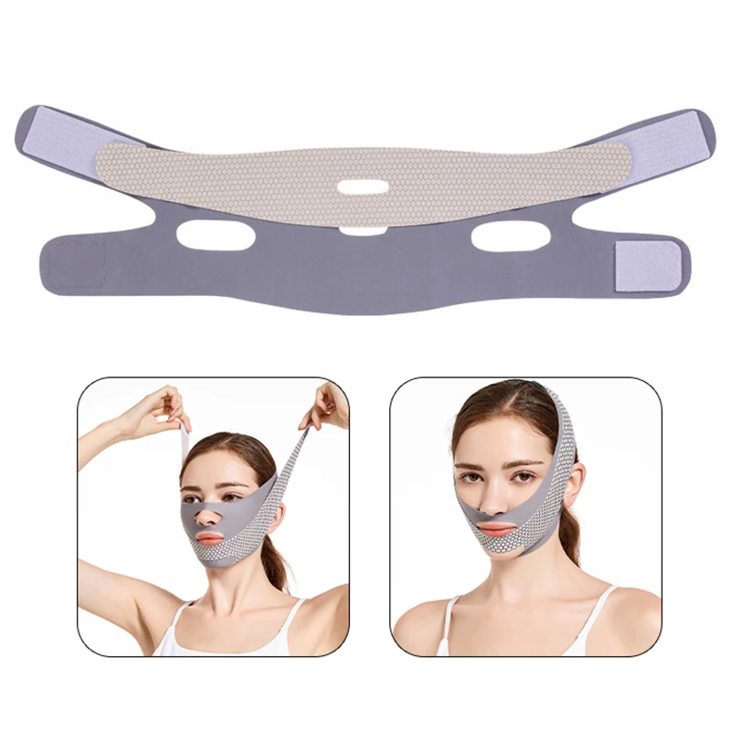 

V-Face Лифтинг и подтягивающая повязка – Маска для поддержки лица для женщин, уменьшает двойное подбородок и морщины