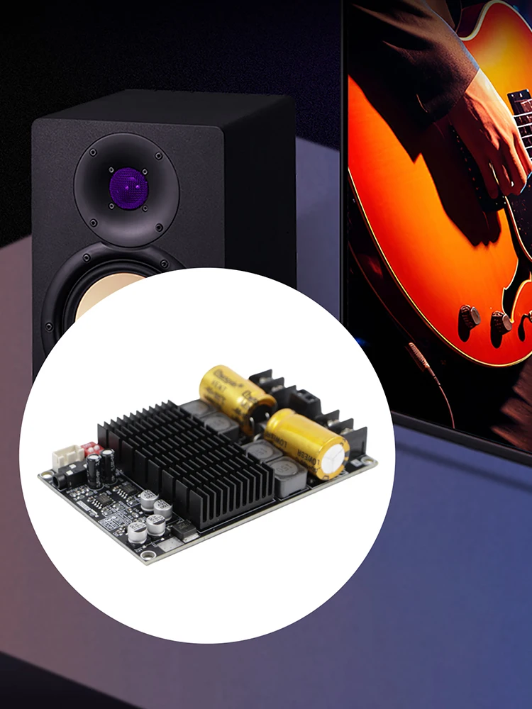 

Цифровая усилительная плата ZK-2001 TPA3221, 100 Вт x 2, двухканальный, DC 10-30 В, 200 Вт, мостовой режим, моно, для сабвуфера