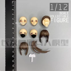 HASUKI PA006 1/12 Soldier Head Carving Hat Onesie Shoes Stockings Model Fit 6'' Action Figure Body In Stock