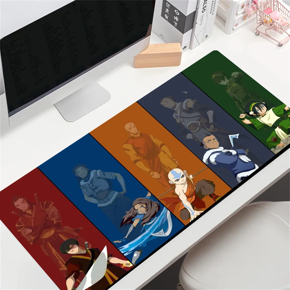 

Kawaii Deskmat Anime Avatar The Last Airbender Mouse Pad Pc Game Accessories Rubber Tapis De Souris Keyboard Carpet Mousepad Mat