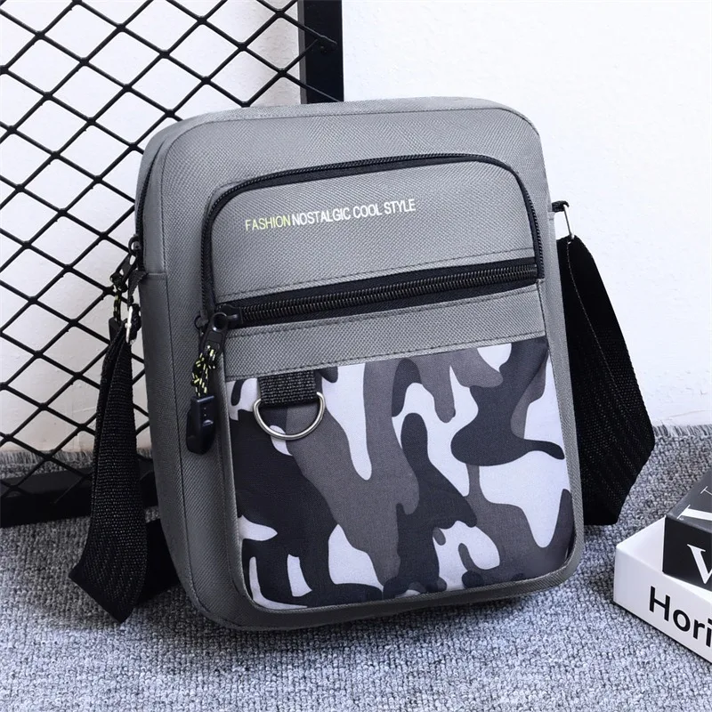 

Oxford Cloth New Shoulder Bag, Fashionable Camouflage Design, Casual Messenger Bag, Outdoor Sports Backpack.