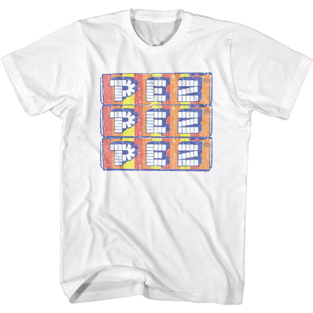 PEZ Tripple Stacked Yummy Delicious Candy Pieces Men's T Shirt