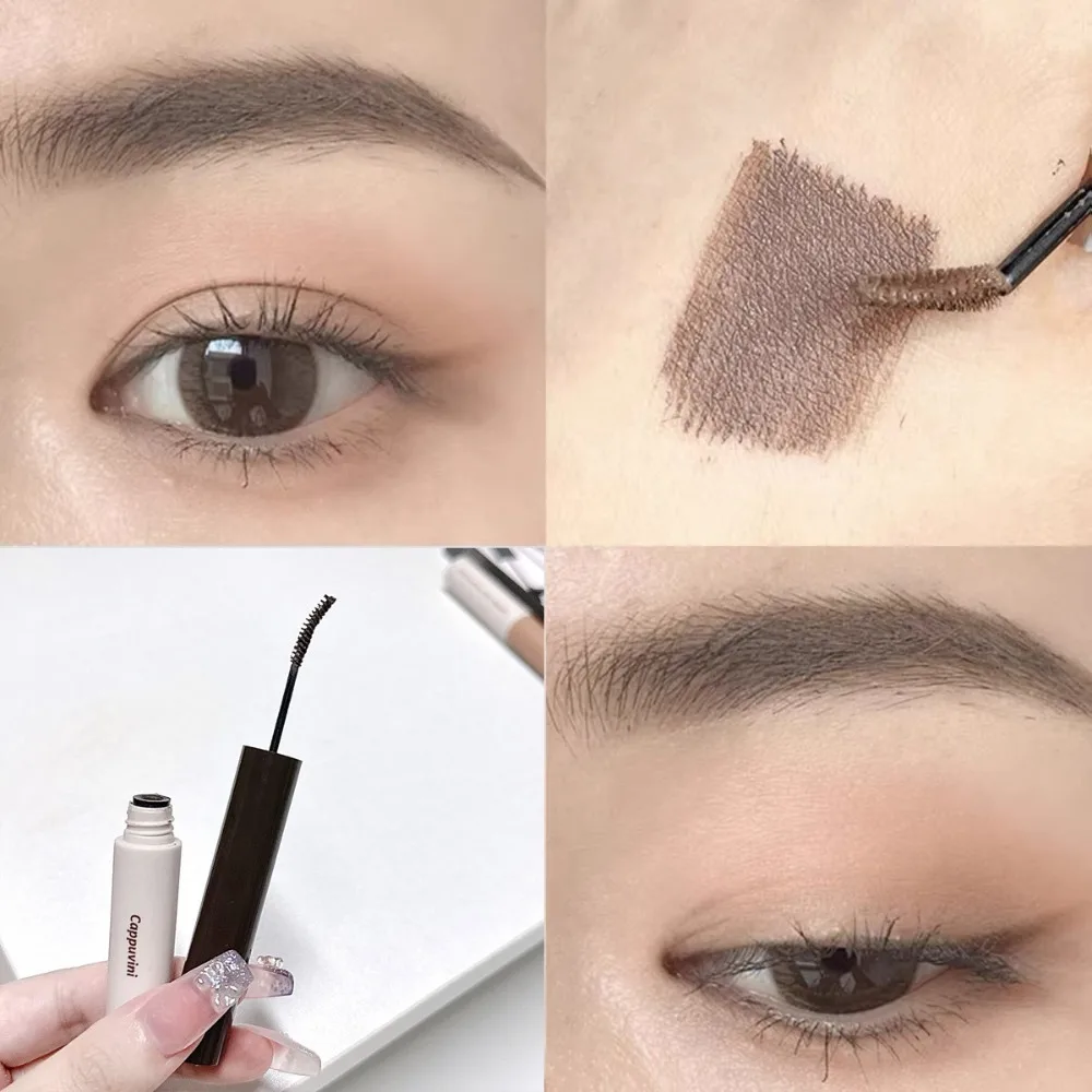 Crema per sopracciglia tintura naturale a lunga durata Asciugatura rapida Gel colorante impermeabile Tinta Marrone Grigio Sopracciglia Esaltatori Cosmetici per il trucco