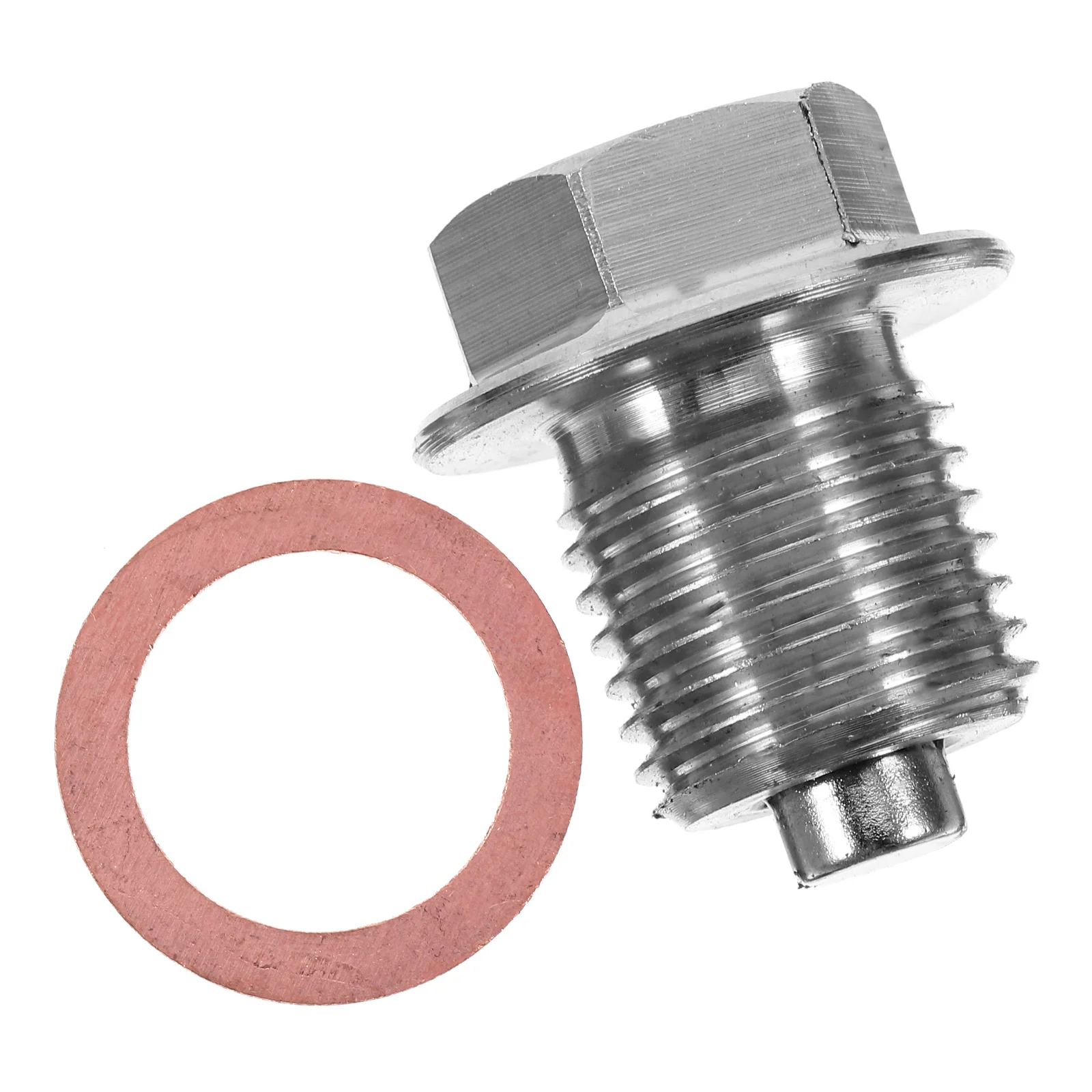 

Magnetic Oil Drain Screw Transmission Plug for Car Supply Silver Vehicle Accessory