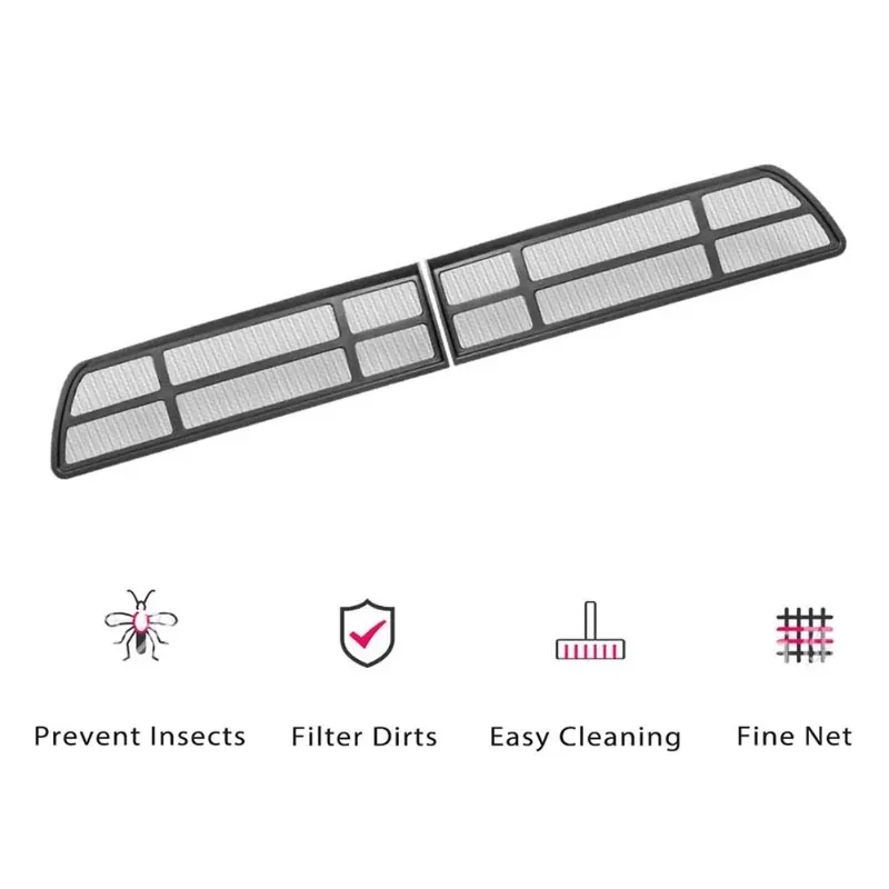 For Tesla Model 3 Y Insect-proof Net Front Trunk Air-conditioning Cover Intake Grille Clean Air Inlet Protective Car Accessories