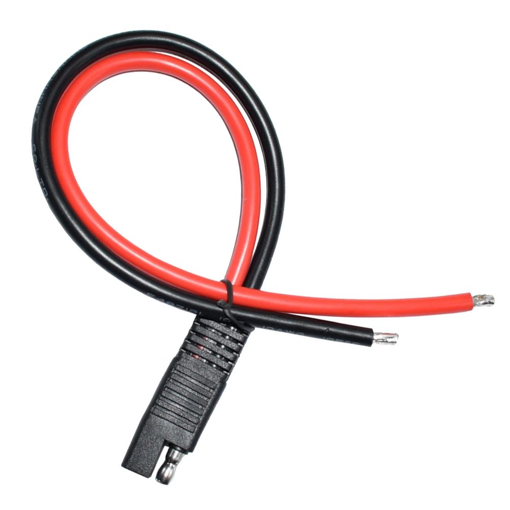 

30Cm Sae Power Extension Cable 36V 30A Solar Connector Car Motorcycle Rv Truck Connection Line Solar Panel Cable For