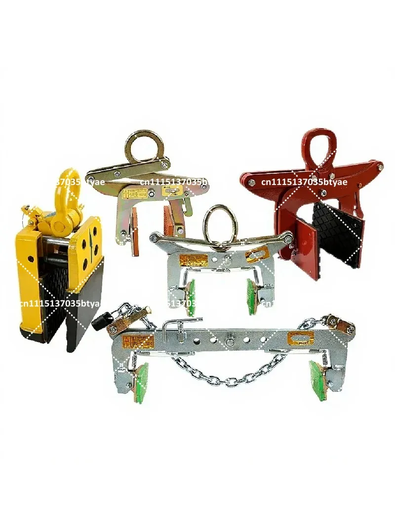 Yellow Slate Clamps 1000kg Load Capacity Lifting Pliers Marble Slab Installation Tools Semi-Automatic Alloy Steel Fixtures