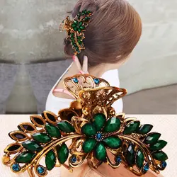 Nowa koreańska wersja retro rhinestone włosy chwytające włosy w koński ogon chwytając eleganckie akcesoria mody damskiej