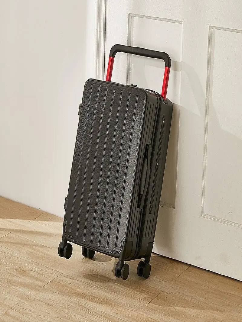 

Large Capaci 20-Inch Carry-On Suitcase for Men And Women with Wide Pull Rod And Universal Wheels Expandable Layer for Travel