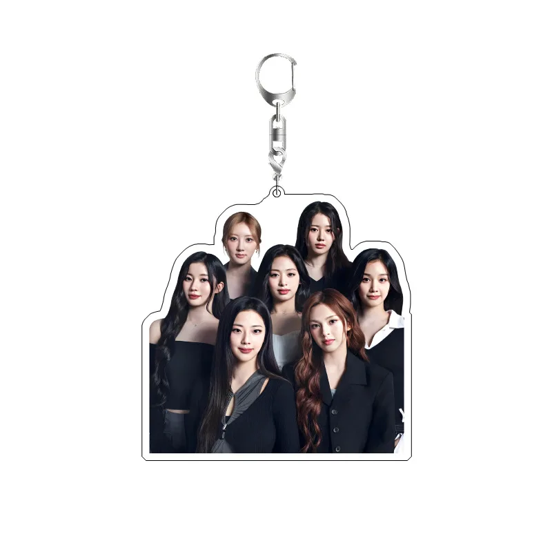 Kpop BABYMONSTER ID Photo Keychain AHYEON RUKA CHIQUITA Photo Bag Pendant Keyring RUKA ASA PHARITA AHYEON Fans Collection