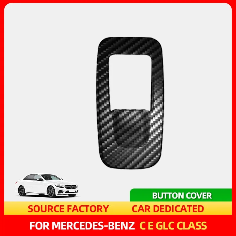 

Стайлинговые молдинги, автомобильные аксессуары, АБС-пластик, карбоновая текстура, кнопка ручного тормоза, накладка для Mercedes Benz C E GLC Class W205 W213 X253