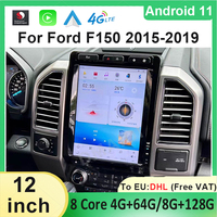 Vertical Screen 12 Inch Qualcomm Car GPS Navigation Radio For Ford F150 2015-2021 Android Auto Multimidia Player Carplay DSP 4G