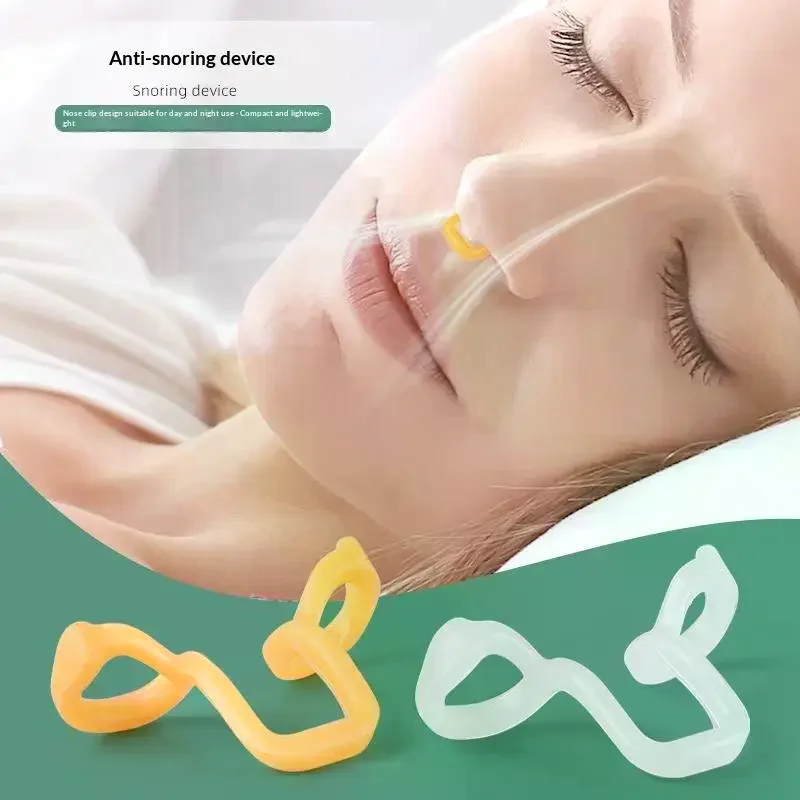 Stop Snoring Device Silicone Elastic Nose Clip Anti-Snoring Supplies Nasal Dilator For Better Sleep & Improved Airflow