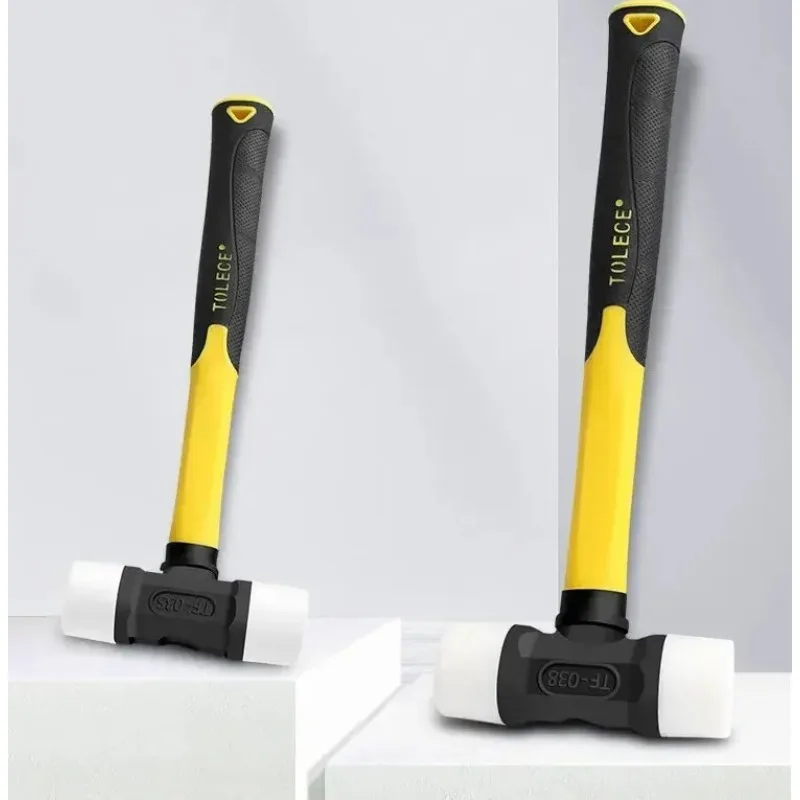 Suitable for Rubber Hammer Plastic Nylon Head Non Elastic Rubber Hammer Floor Tile Installation Hammer