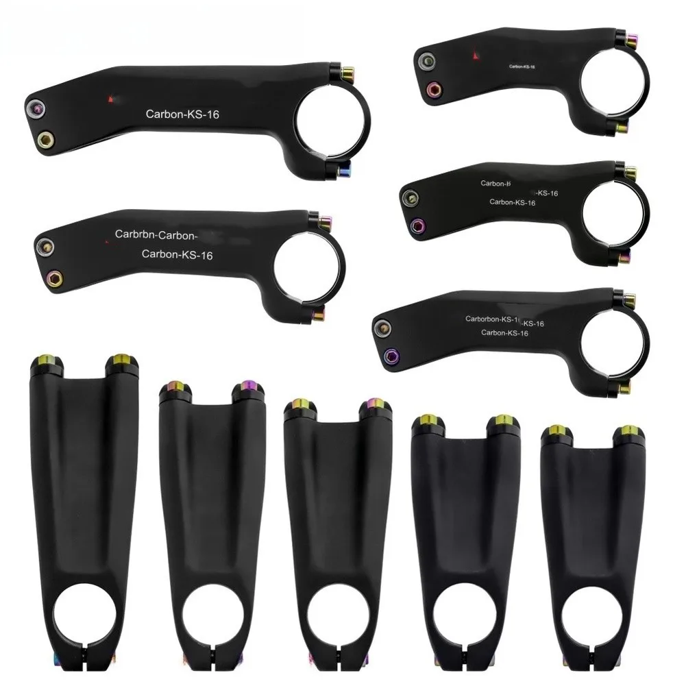 

Black Carbon Fiber Stem Bicycle Stem Performance Stem Ultralight Weight Aerodynamic Design Precision Engineering
