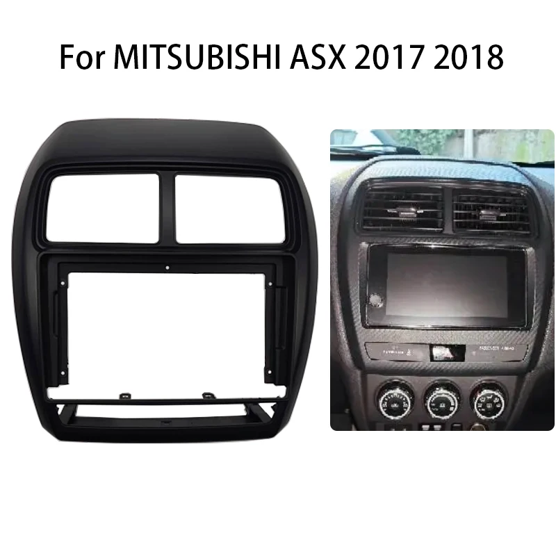 

Fascia Mount Dash Panel Car Radio Frame Kit with Complete Canbus Adapter For MITSUBISHI ASX 2017 2018 Stereo Install